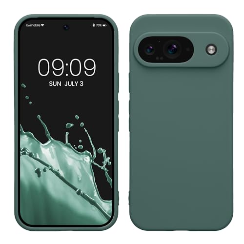 kwmobile Handyhülle kompatibel mit Google Pixel 9 Hülle - Handy Case aus weichem Silikon in Blaugrün kwmobile Handyhülle kompatibel mit Google Pixel 9 Hülle - Handy Case aus weichem Silikon in Blaugrün von kwmobile