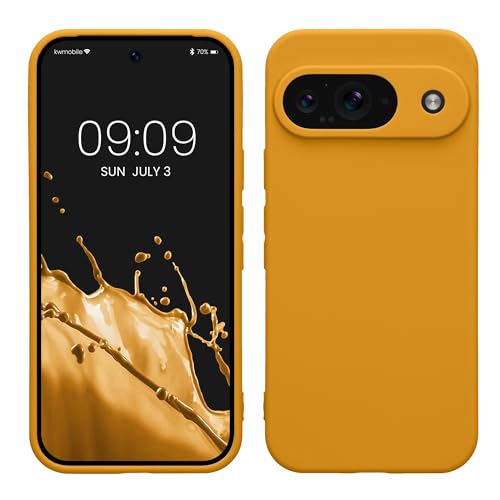 kwmobile Handyhülle kompatibel mit Google Pixel 9 Hülle - Handy Case aus weichem Silikon in Mango kwmobile Handyhülle kompatibel mit Google Pixel 9 Hülle - Handy Case aus weichem Silikon in Mango von kwmobile