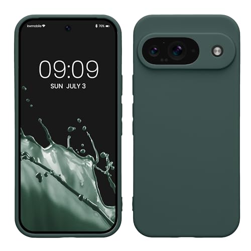 kwmobile Handyhülle kompatibel mit Google Pixel 9 Hülle - Handy Case aus weichem Silikon in Moosgrün kwmobile Handyhülle kompatibel mit Google Pixel 9 Hülle - Handy Case aus weichem Silikon in Moosgrün von kwmobile