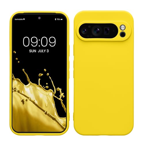 kwmobile Handyhülle kompatibel mit Google Pixel 9 Pro Hülle - Handy Case aus weichem Silikon in Strahlend Gelb kwmobile Handyhülle kompatibel mit Google Pixel 9 Pro Hülle - Handy Case aus weichem Silikon in Strahlend Gelb von kwmobile