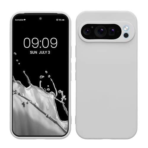 kwmobile Handyhülle kompatibel mit Google Pixel 9 Pro Hülle - Handy Case aus weichem Silikon in Weiß matt kwmobile Handyhülle kompatibel mit Google Pixel 9 Pro Hülle - Handy Case aus weichem Silikon in Weiß matt von kwmobile
