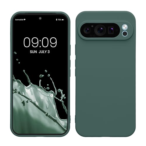 kwmobile Handyhülle kompatibel mit Google Pixel 9 Pro XL Hülle - Handy Case aus weichem Silikon in Blaugrün kwmobile Handyhülle kompatibel mit Google Pixel 9 Pro XL Hülle - Handy Case aus weichem Silikon in Blaugrün von kwmobile