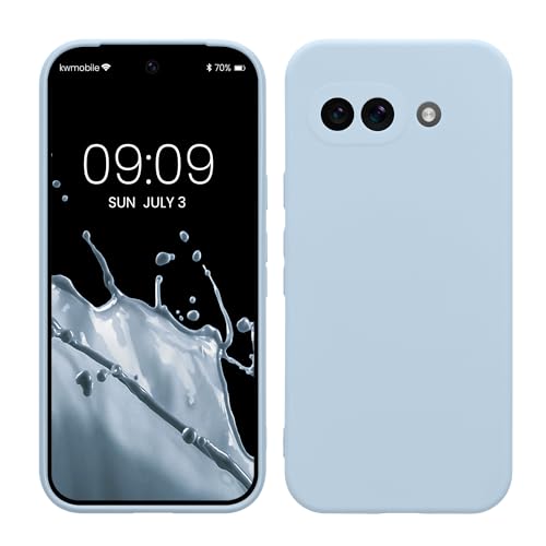 kwmobile Handyhülle kompatibel mit Google Pixel 9a Hülle - Handy Case aus weichem Silikon in Hellblau matt kwmobile Handyhülle kompatibel mit Google Pixel 9a Hülle - Handy Case aus weichem Silikon in Hellblau matt von kwmobile