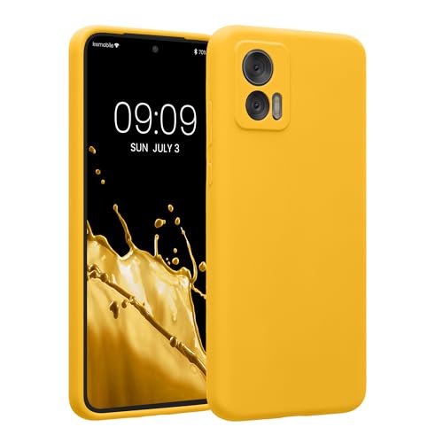 kwmobile Handyhülle kompatibel mit Motorola Edge 30 Neo Hülle - gummierte Handy Case aus Silikon in Strahlend Gelb kwmobile Handyhülle kompatibel mit Motorola Edge 30 Neo Hülle - gummierte Handy Case aus Silikon in Strahlend Gelb von kwmobile