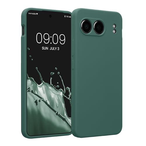 kwmobile Handyhülle kompatibel mit OnePlus Nord 4 5G Hülle - gummierte Handy Case aus Silikon in Tannengrün kwmobile Handyhülle kompatibel mit OnePlus Nord 4 5G Hülle - gummierte Handy Case aus Silikon in Tannengrün von kwmobile
