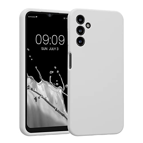 kwmobile Handyhülle kompatibel mit Samsung Galaxy A14 5G Hülle - gummierte Handy Case aus Silikon in Weiß matt kwmobile Handyhülle kompatibel mit Samsung Galaxy A14 5G Hülle - gummierte Handy Case aus Silikon in Weiß matt von kwmobile