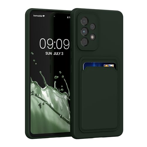 kwmobile Handyhülle kompatibel mit Samsung Galaxy A53 5G Hülle - Handy Cover mit Fach für Karten - in Dunkelgrün kwmobile Handyhülle kompatibel mit Samsung Galaxy A53 5G Hülle - Handy Cover mit Fach für Karten - in Dunkelgrün von kwmobile