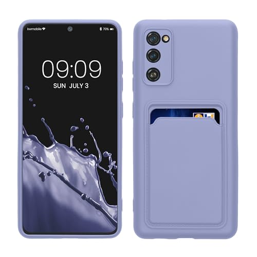 kwmobile Handyhülle kompatibel mit Samsung Galaxy S20 FE Hülle - Handy Cover mit Fach für Karten - in Lavendel von kwmobile