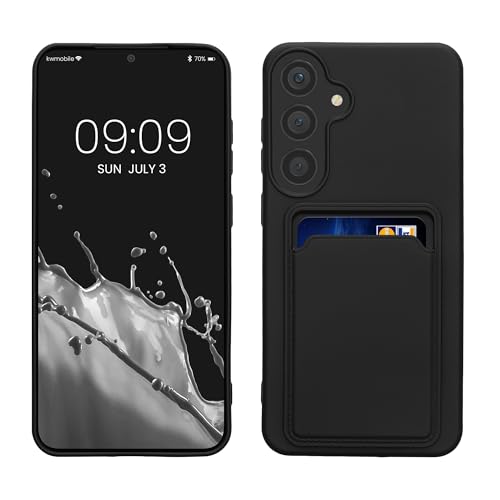 kwmobile Handyhülle kompatibel mit Samsung Galaxy S24 Plus Hülle - Handy Cover mit Fach für Karten - in Schwarz kwmobile Handyhülle kompatibel mit Samsung Galaxy S24 Plus Hülle - Handy Cover mit Fach für Karten - in Schwarz von kwmobile