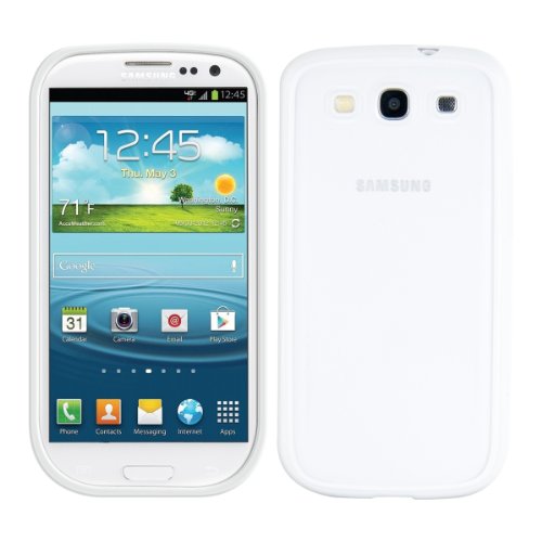kwmobile Handyhülle kompatibel mit Samsung Galaxy S3 / S3 Neo - Hülle transparent - Stoßfestes Handy Case Cover mit Kameraschutz - Weiß kwmobile Handyhülle kompatibel mit Samsung Galaxy S3 / S3 Neo - Hülle transparent - Stoßfestes Handy Case Cover mit Kameraschutz - Weiß von kwmobile