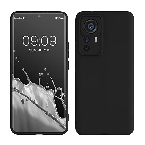 kwmobile Handyhülle kompatibel mit Xiaomi 12T Pro Hülle - Handy Case aus weichem Silikon in Schwarz matt kwmobile Handyhülle kompatibel mit Xiaomi 12T Pro Hülle - Handy Case aus weichem Silikon in Schwarz matt von kwmobile