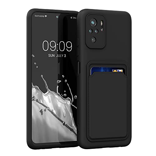 kwmobile Handyhülle kompatibel mit Xiaomi Redmi Note 10 / Note 10S Hülle - Handy Cover mit Fach für Karten - in Schwarz matt kwmobile Handyhülle kompatibel mit Xiaomi Redmi Note 10 / Note 10S Hülle - Handy Cover mit Fach für Karten - in Schwarz matt von kwmobile