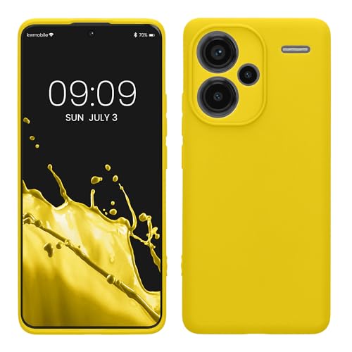 kwmobile Handyhülle kompatibel mit Xiaomi Redmi Note 13 Pro+ 5G / Redmi Note 13 Pro Plus 5G Hülle - Handy Case aus weichem Silikon in Strahlend Gelb kwmobile Handyhülle kompatibel mit Xiaomi Redmi Note 13 Pro+ 5G / Redmi Note 13 Pro Plus 5G Hülle - Handy Case aus weichem Silikon in Strahlend Gelb von kwmobile