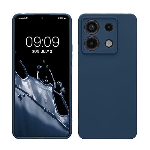 kwmobile Handyhülle kompatibel mit Xiaomi Redmi Note 13 Pro 5G / Poco X6 5G Hülle - Handy Case aus weichem Silikon in Marineblau kwmobile Handyhülle kompatibel mit Xiaomi Redmi Note 13 Pro 5G / Poco X6 5G Hülle - Handy Case aus weichem Silikon in Marineblau von kwmobile