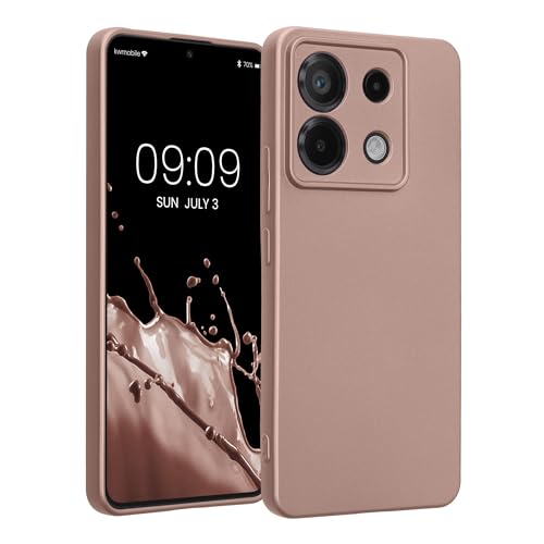 kwmobile Handyhülle kompatibel mit Xiaomi Redmi Note 13 Pro 5G / Poco X6 5G Hülle - weiche Silikon Case metallisch schimmernd in Metallic Arctic Berry kwmobile Handyhülle kompatibel mit Xiaomi Redmi Note 13 Pro 5G / Poco X6 5G Hülle - weiche Silikon Case metallisch schimmernd in Metallic Arctic Berry von kwmobile