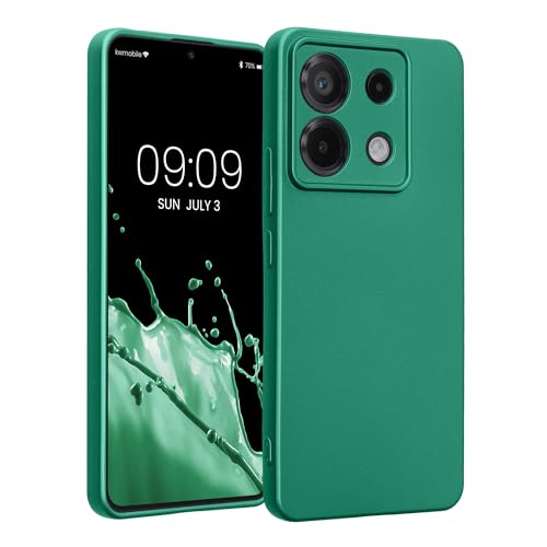 kwmobile Handyhülle kompatibel mit Xiaomi Redmi Note 13 Pro 5G / Poco X6 5G Hülle - weiche Silikon Case metallisch schimmernd in Metallic Dunkelgrün kwmobile Handyhülle kompatibel mit Xiaomi Redmi Note 13 Pro 5G / Poco X6 5G Hülle - weiche Silikon Case metallisch schimmernd in Metallic Dunkelgrün von kwmobile
