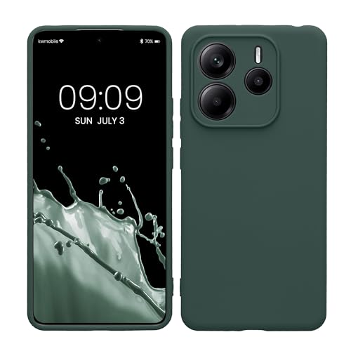 kwmobile Handyhülle kompatibel mit Xiaomi Redmi Note 14 5G Hülle - Handy Case aus weichem Silikon in Moosgrün kwmobile Handyhülle kompatibel mit Xiaomi Redmi Note 14 5G Hülle - Handy Case aus weichem Silikon in Moosgrün von kwmobile