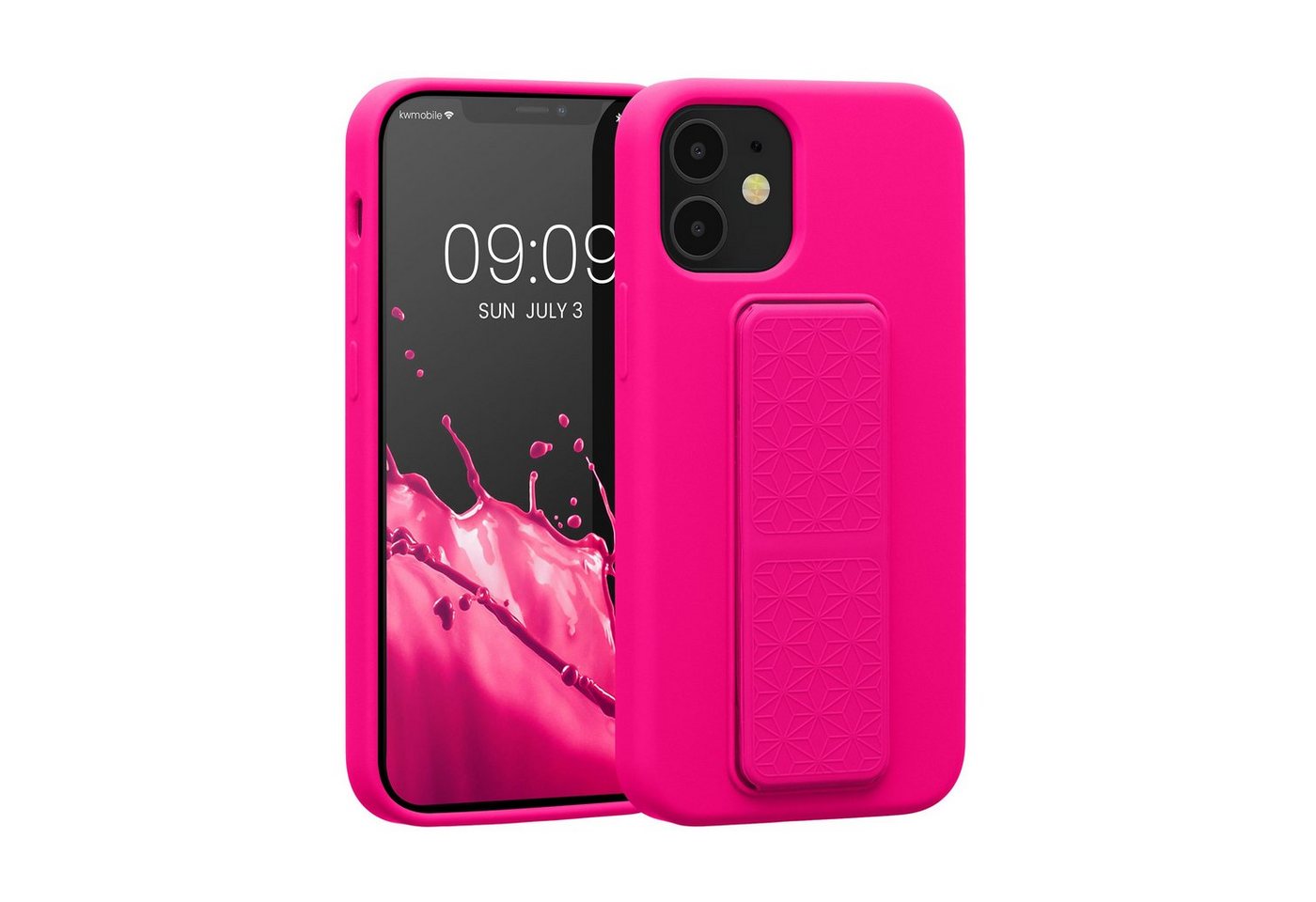 kwmobile Handyhülle kwmobile Handyhülle für Apple iPhone 12 mini, Hülle mit Fingerhalter und Standfunktion - Silikon Case Handy Cover kwmobile Handyhülle kwmobile Handyhülle für Apple iPhone 12 mini, Hülle mit Fingerhalter und Standfunktion - Silikon Case Handy Cover von kwmobile