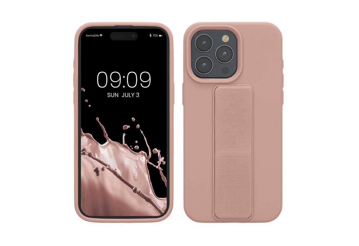 kwmobile Handyhülle kwmobile Handyhülle für Apple iPhone 15 Pro Max, Hülle mit Fingerhalter und Standfunktion - Silikon Case Handy Cover kwmobile Handyhülle kwmobile Handyhülle für Apple iPhone 15 Pro Max, Hülle mit Fingerhalter und Standfunktion - Silikon Case Handy Cover von kwmobile