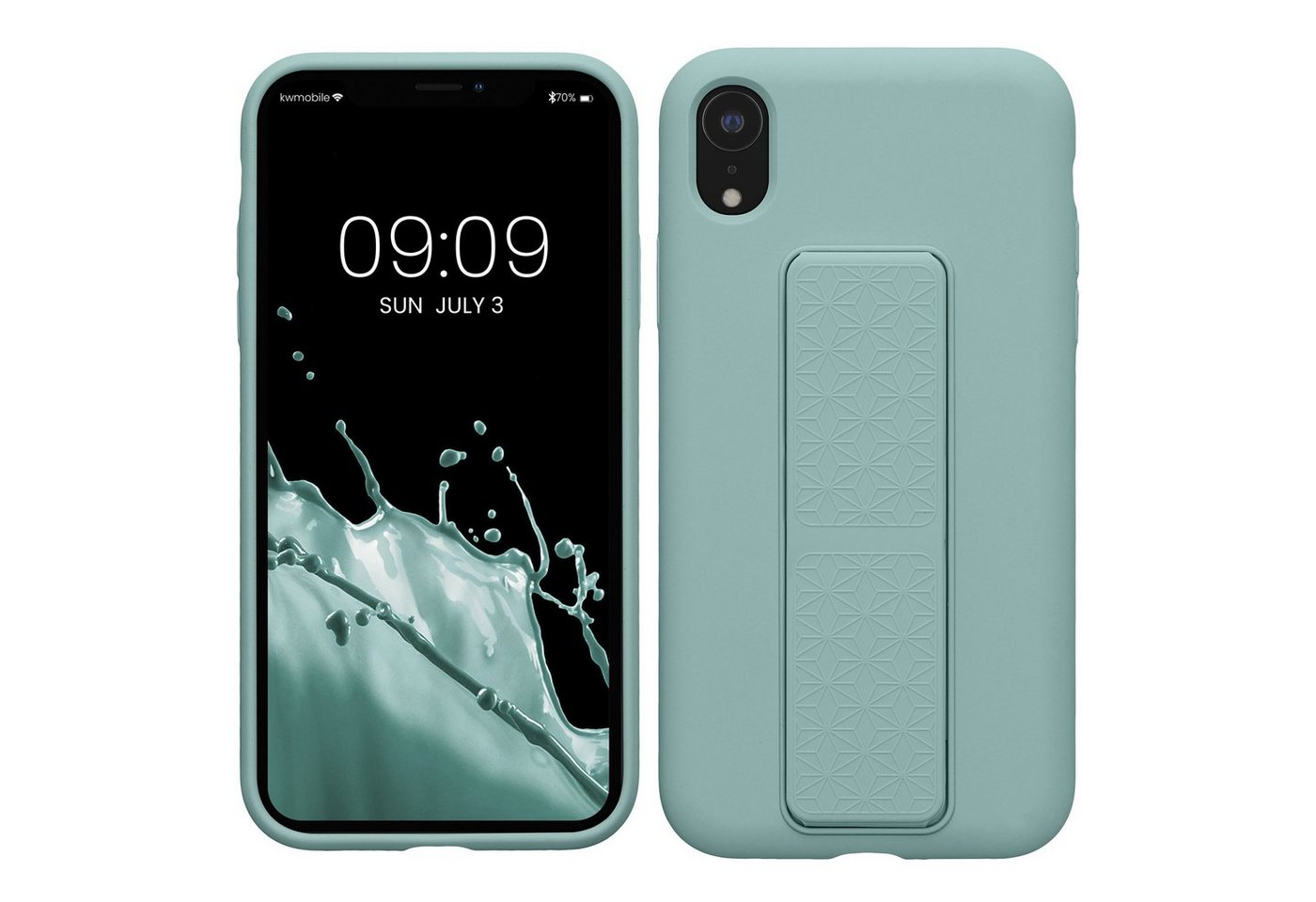 kwmobile Handyhülle kwmobile Handyhülle für Apple iPhone XR, Hülle mit Fingerhalter und Standfunktion - Silikon Case Handy Cover kwmobile Handyhülle kwmobile Handyhülle für Apple iPhone XR, Hülle mit Fingerhalter und Standfunktion - Silikon Case Handy Cover von kwmobile