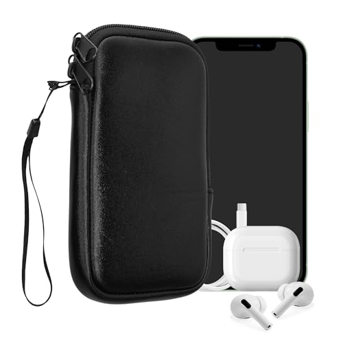 kwmobile Handytasche für Smartphones M - 5,5" - Neopren Handy Hülle Metallic Schwarz - Handy Tasche 15,2 x 8,3 cm Innenmaße kwmobile Handytasche für Smartphones M - 5,5" - Neopren Handy Hülle Metallic Schwarz - Handy Tasche 15,2 x 8,3 cm Innenmaße von kwmobile