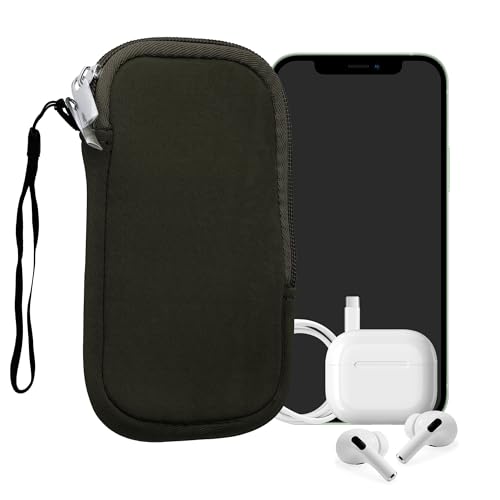 kwmobile Handytasche für Smartphones XL - 6,7/6,8" - Neopren Handy Hülle Dunkelgrün - Handy Tasche 17,2 x 8,4 cm Innenmaße kwmobile Handytasche für Smartphones XL - 6,7/6,8" - Neopren Handy Hülle Dunkelgrün - Handy Tasche 17,2 x 8,4 cm Innenmaße von kwmobile