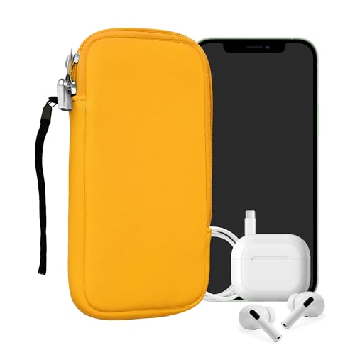 kwmobile Handytasche für Smartphones XXL - 7" - Neopren Handy Hülle Honiggelb - Handy Tasche 17,7 x 8,5 cm Innenmaße kwmobile Handytasche für Smartphones XXL - 7" - Neopren Handy Hülle Honiggelb - Handy Tasche 17,7 x 8,5 cm Innenmaße von kwmobile