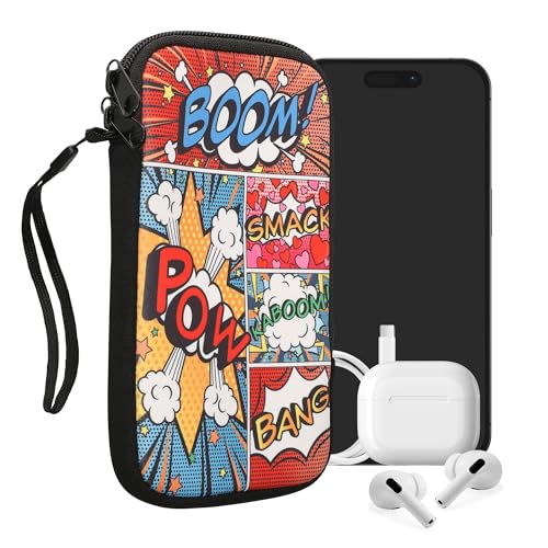 kwmobile Handytasche für Smartphones XXL - 7" - Neopren Handy Tasche Hülle Cover Case Schutzhülle - Comic Symbole Mehrfarbig - 17,7 x 8,5 cm Innenmaße kwmobile Handytasche für Smartphones XXL - 7" - Neopren Handy Tasche Hülle Cover Case Schutzhülle - Comic Symbole Mehrfarbig - 17,7 x 8,5 cm Innenmaße von kwmobile