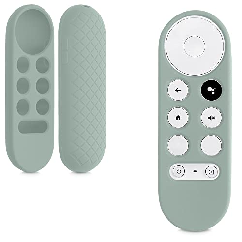 kwmobile Hülle Fernbedienung kompatibel mit Google Chromecast 2020 4K / Chromecast 2022 HD Hülle - Silikon Case für TV Zubehör in Pastellgrün von kwmobile