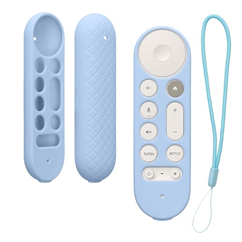 kwmobile Hülle Fernbedienung kompatibel mit Google TV Streamer 4K Hülle - Silikon Case für TV Zubehör in Hellblau kwmobile Hülle Fernbedienung kompatibel mit Google TV Streamer 4K Hülle - Silikon Case für TV Zubehör in Hellblau von kwmobile