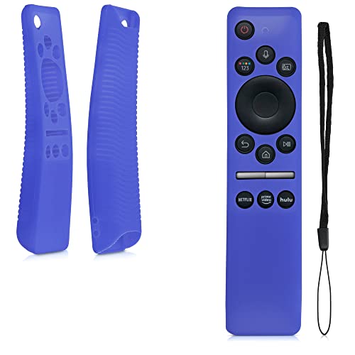 kwmobile Hülle Fernbedienung kompatibel mit Samsung BN59-01312A / BN59-01312B Hülle - Silikon Case für TV Zubehör in Blau von kwmobile