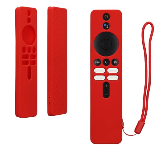 kwmobile Hülle Fernbedienung kompatibel mit Xiaomi TV Box S (2nd Gen) Hülle - Silikon Case für TV Zubehör in Rot von kwmobile