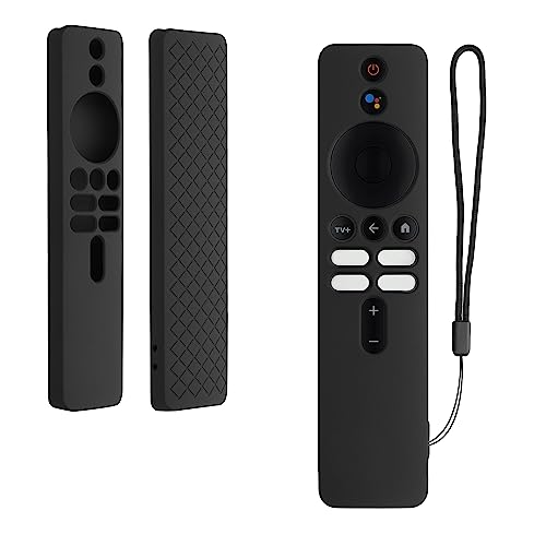 kwmobile Hülle Fernbedienung kompatibel mit Xiaomi TV Box S (2nd Gen) Hülle - Silikon Case für TV Zubehör in Schwarz von kwmobile