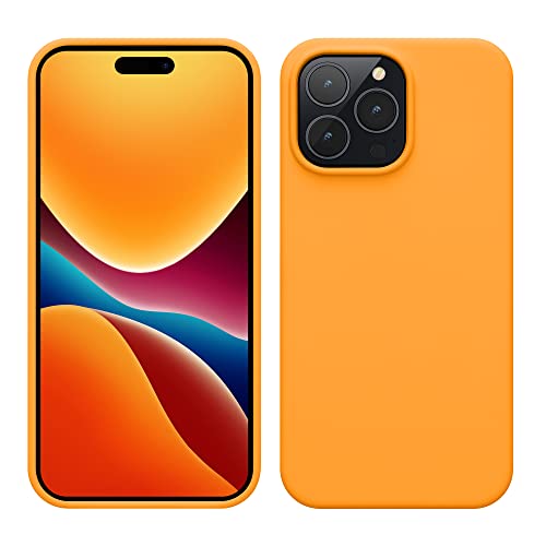 kwmobile Hülle für das iPhone 14 Pro Max Hülle - dünnes Silikon Handy Case - stoßfeste Handyhülle mit weicher Oberfläche - unterstützt kabelloses Laden - Fruity Orange kwmobile Hülle für das iPhone 14 Pro Max Hülle - dünnes Silikon Handy Case - stoßfeste Handyhülle mit weicher Oberfläche - unterstützt kabelloses Laden - Fruity Orange von kwmobile