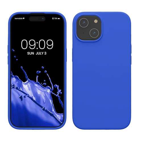 kwmobile Hülle für das iPhone 15 Hülle - Silikon Handy Case - stoßfeste Handyhülle mit weicher Oberfläche - Baltik Blau kwmobile Hülle für das iPhone 15 Hülle - Silikon Handy Case - stoßfeste Handyhülle mit weicher Oberfläche - Baltik Blau von kwmobile