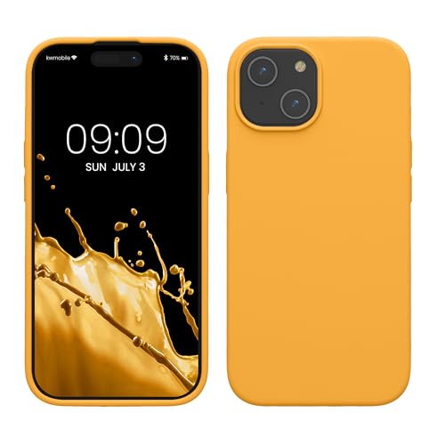 kwmobile Handyhülle für iPhone 15 Hülle, für iPhone 15 Case - Hülle Silikon - kabelloses Laden - Mango kwmobile Handyhülle für iPhone 15 Hülle, für iPhone 15 Case - Hülle Silikon - kabelloses Laden - Mango von kwmobile
