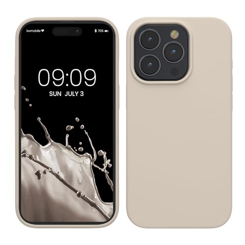 kwmobile Hülle für das iPhone 15 Pro Max Hülle - Silikon Handy Case - stoßfeste Handyhülle mit weicher Oberfläche - Creme kwmobile Hülle für das iPhone 15 Pro Max Hülle - Silikon Handy Case - stoßfeste Handyhülle mit weicher Oberfläche - Creme von kwmobile