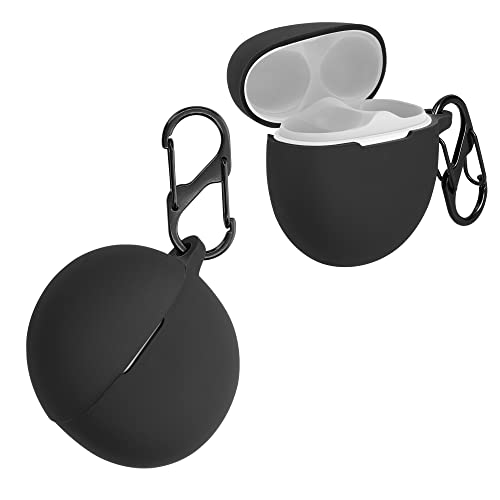 kwmobile Hülle kompatibel mit 1More ComfoBuds Mini Hülle - Kopfhörer Case - TPU Silikon Cover - Schutzhülle in Schwarz von kwmobile