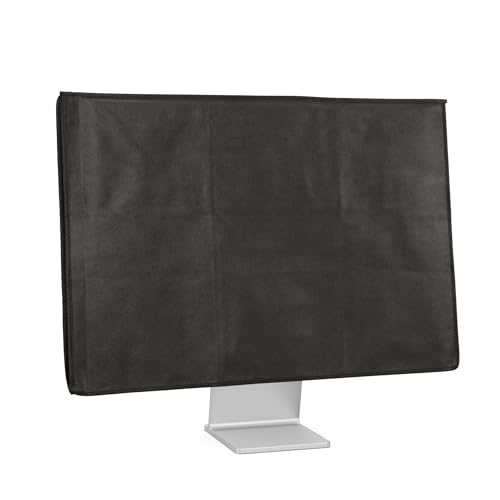 kwmobile Hülle kompatibel mit 31-32" Monitor - mit 2 Fächern auf Rückseite - Schutzhülle in Dunkelgrau von kwmobile