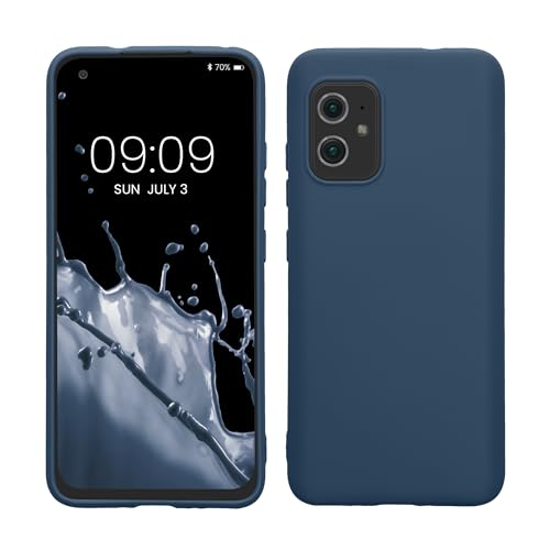 kwmobile Hülle kompatibel mit ASUS Zenfone 8 Hülle - weiches TPU Silikon Case - Cover geeignet für kabelloses Laden - Marineblau kwmobile Hülle kompatibel mit ASUS Zenfone 8 Hülle - weiches TPU Silikon Case - Cover geeignet für kabelloses Laden - Marineblau von kwmobile