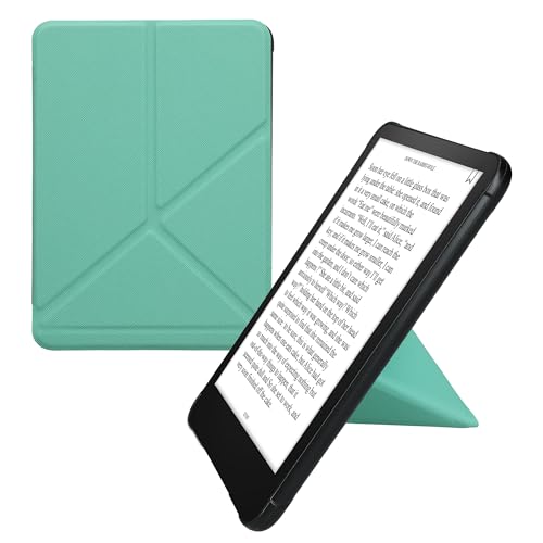 kwmobile Hülle kompatibel mit Amazon Kindle Paperwhite (2024)/Colorsoft Hülle - Kunstleder Case - eReader Schutzhülle - Cover Mintgrün von kwmobile