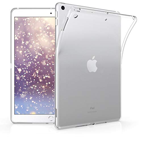 kwmobile Hülle kompatibel mit Apple iPad 10.2 (2019/2021) Hülle - weiches TPU Silikon Case transparent - Tablet Cover Transparent von kwmobile