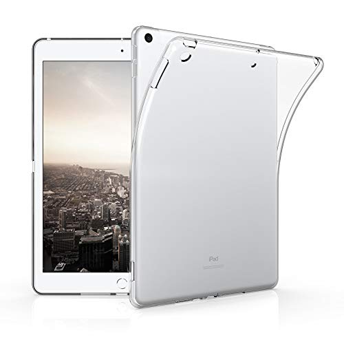kwmobile Hülle kompatibel mit Apple iPad 10.2 (2020/2021-8./9. Gen) Hülle - weiches TPU Silikon Case transparent - Tablet Cover Transparent von kwmobile
