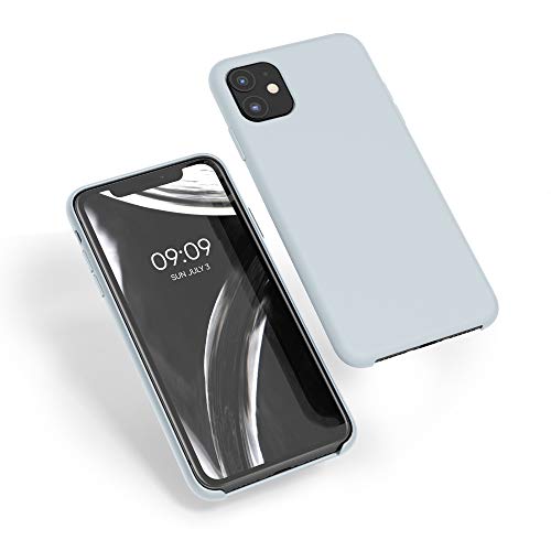 kwmobile Hülle kompatibel mit Apple iPhone 11 Hülle - Silikon Handy Case - Handyhülle weiche Oberfläche - kabelloses Laden - Hellgrau kwmobile Hülle kompatibel mit Apple iPhone 11 Hülle - Silikon Handy Case - Handyhülle weiche Oberfläche - kabelloses Laden - Hellgrau von kwmobile