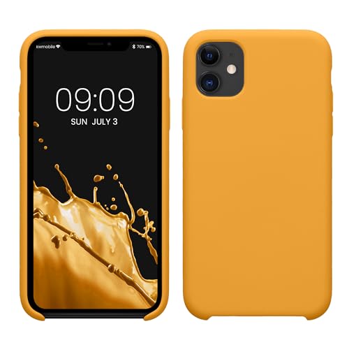kwmobile Hülle kompatibel mit Apple iPhone 11 Hülle - Silikon Handy Case - Handyhülle weiche Oberfläche - kabelloses Laden - Mango kwmobile Hülle kompatibel mit Apple iPhone 11 Hülle - Silikon Handy Case - Handyhülle weiche Oberfläche - kabelloses Laden - Mango von kwmobile