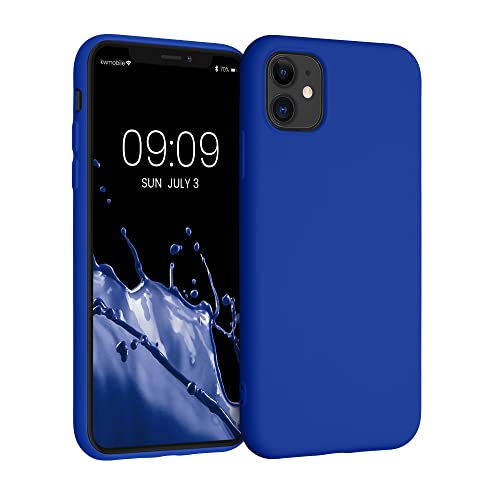 kwmobile Hülle kompatibel mit Apple iPhone 11 Hülle - gummierte TPU Silikon Handyhülle - Schutzhülle für kabelloses Laden - Case in Baltik Blau kwmobile Hülle kompatibel mit Apple iPhone 11 Hülle - gummierte TPU Silikon Handyhülle - Schutzhülle für kabelloses Laden - Case in Baltik Blau von kwmobile