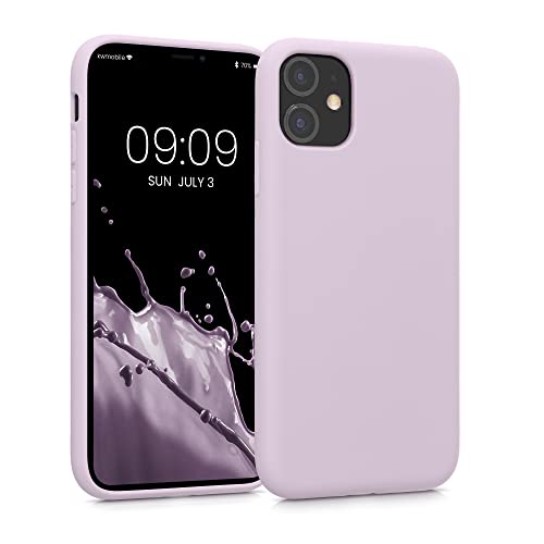 kwmobile Hülle kompatibel mit Apple iPhone 11 Hülle - gummierte TPU Silikon Handyhülle - Schutzhülle für kabelloses Laden - Case in Nude Lilac kwmobile Hülle kompatibel mit Apple iPhone 11 Hülle - gummierte TPU Silikon Handyhülle - Schutzhülle für kabelloses Laden - Case in Nude Lilac von kwmobile