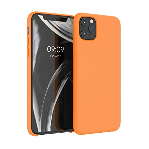 kwmobile Hülle kompatibel mit Apple iPhone 11 Pro Max Hülle - Silikon Handy Case - Handyhülle weiche Oberfläche - kabelloses Laden - Fruity Orange kwmobile Hülle kompatibel mit Apple iPhone 11 Pro Max Hülle - Silikon Handy Case - Handyhülle weiche Oberfläche - kabelloses Laden - Fruity Orange von kwmobile