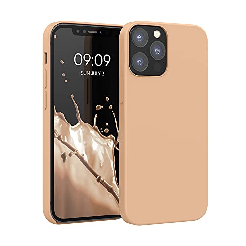kwmobile Handyhülle für iPhone 12 Hülle/iPhone 12 Pro Hülle - Silikon Handy Case - weiche Oberfläche - kabelloses Laden - Baby Peach kwmobile Handyhülle für iPhone 12 Hülle/iPhone 12 Pro Hülle - Silikon Handy Case - weiche Oberfläche - kabelloses Laden - Baby Peach von kwmobile