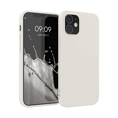 kwmobile Hülle kompatibel mit Apple iPhone 12 / iPhone 12 Pro Hülle - weiches TPU Silikon Case - Cover geeignet für kabelloses Laden - Moon Glow von kwmobile